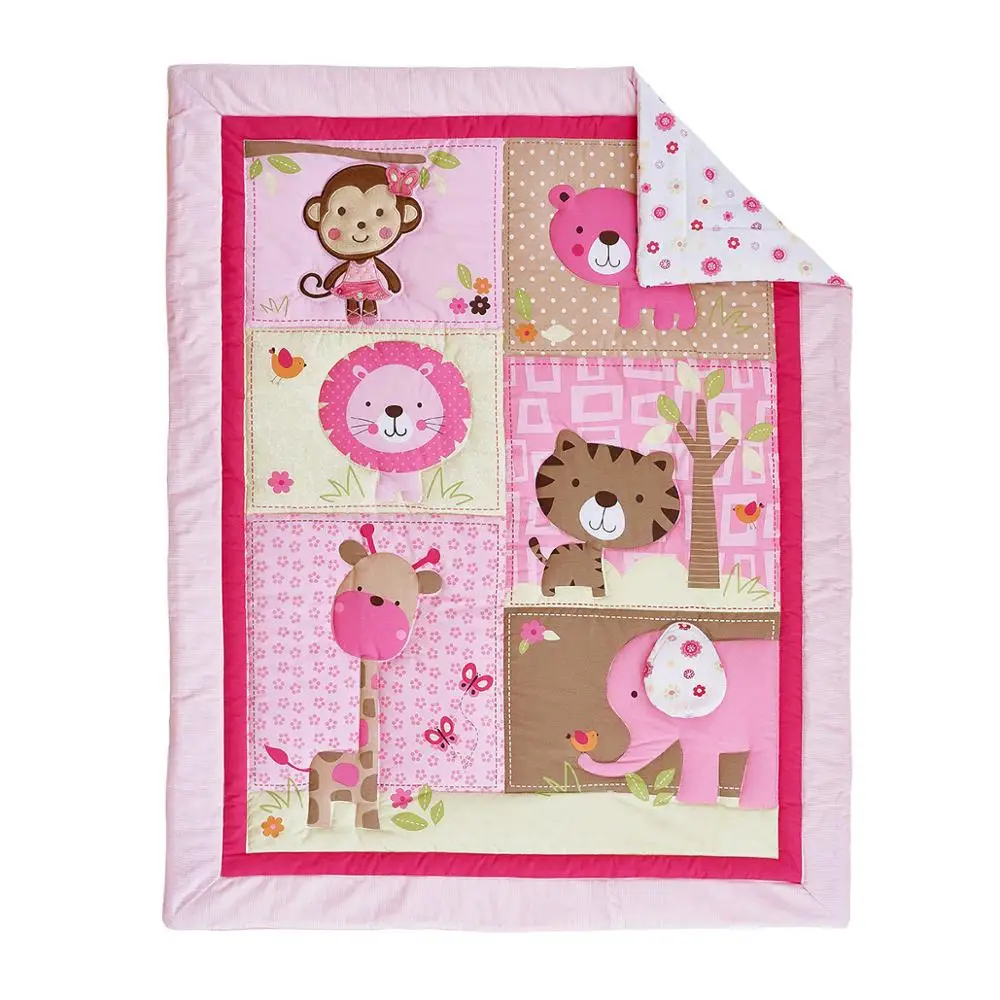 Постельное белье 7 предметов Pink ZOO(Giovanni
