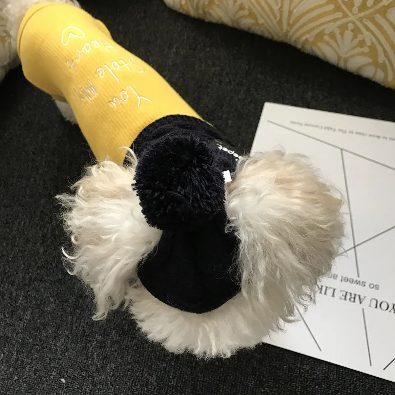 CHEEPET теплый зимний шарф со шляпой шерсть аксессуары для собак модные комплекты для домашних животных