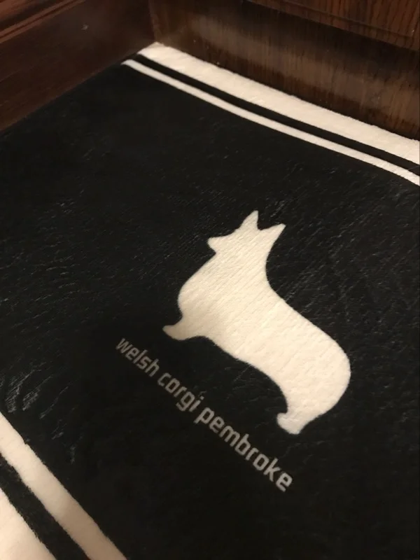 40x60 см черный белый ковер корги для собаки плюшевый бархатный коврик для Питомца Противоскользящий коврик для пола Коврик для двери коврик для гостиной украшение дома