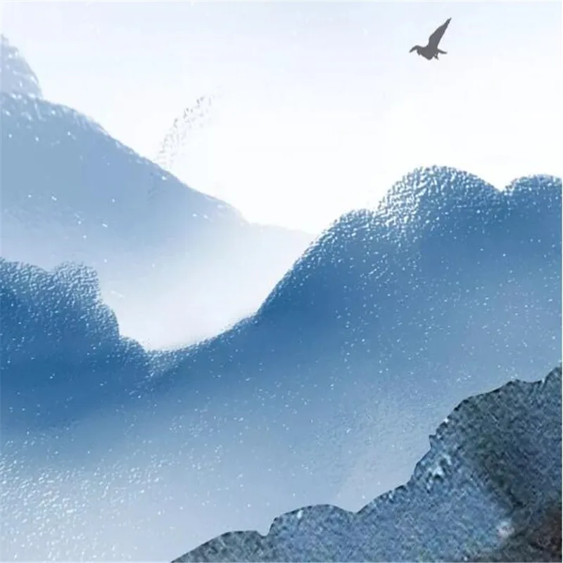 New ink landscape background wall professional production mural factory wholesale wallpaper mural poster photo wall New ink landscape background wall professional production mural factory wholesale wallpaper mural poster photo wall