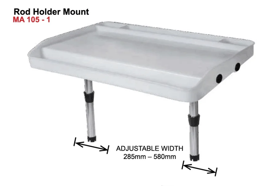 28 дюймов x 17 дюймов Большая Рыболовная Приманка Держатель Удочки/рейка/замок Быстрый держатель крепление лодка MA 105