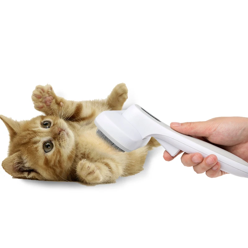 

ABS/TPR Material Pet Hair Removal Brush Dog Accessories Cat Hair Grooming Brush Cleaning Tools Stainless Steel Pet Comb