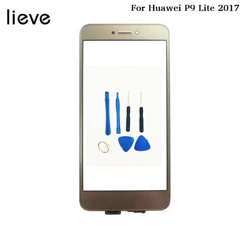 lieve 5.2''mobile glass screen for Huawei P9 Lite 2017 P8 Lite Honor 8 Lite GR3 front touch panel digitizer sensor with free tools2