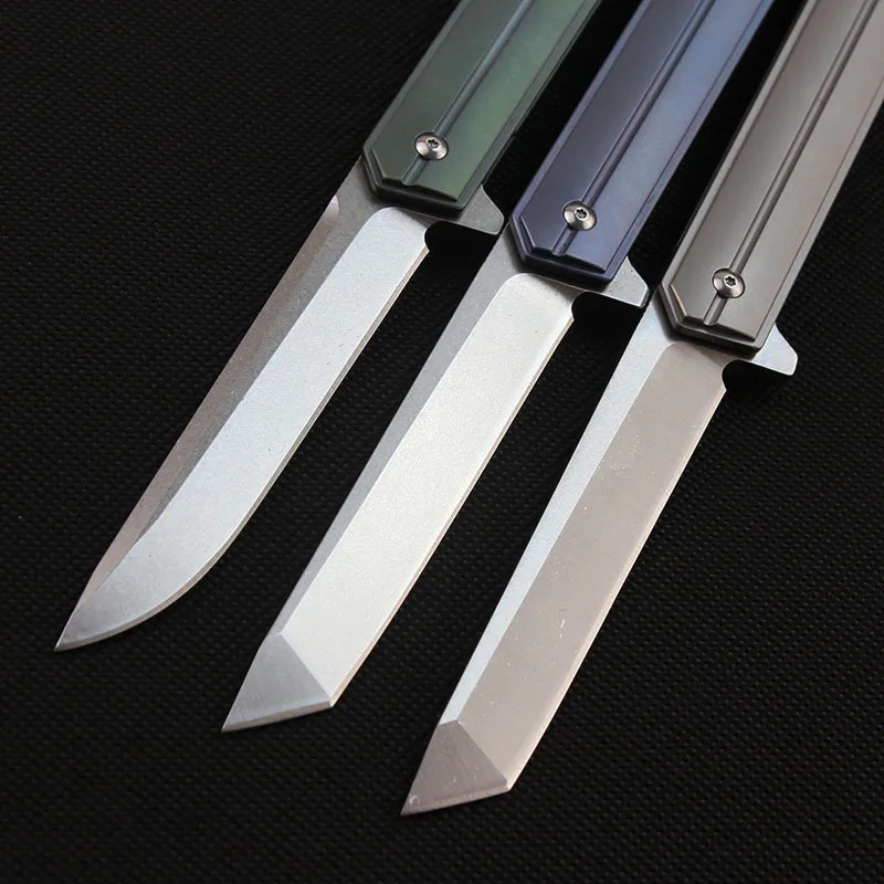 Складной карманный нож KESIWO KS004 титановая ручка D2 лезвие универсальный нож для повседневного использования Открытый походный нож тактические ручные инструменты
