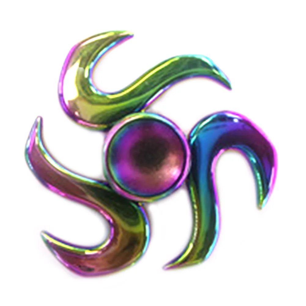 New Rainbow Fidget Spinner Fun Hand Spinner Desk Focus Toy Anti Stress Spiner Metal EDC ADHD