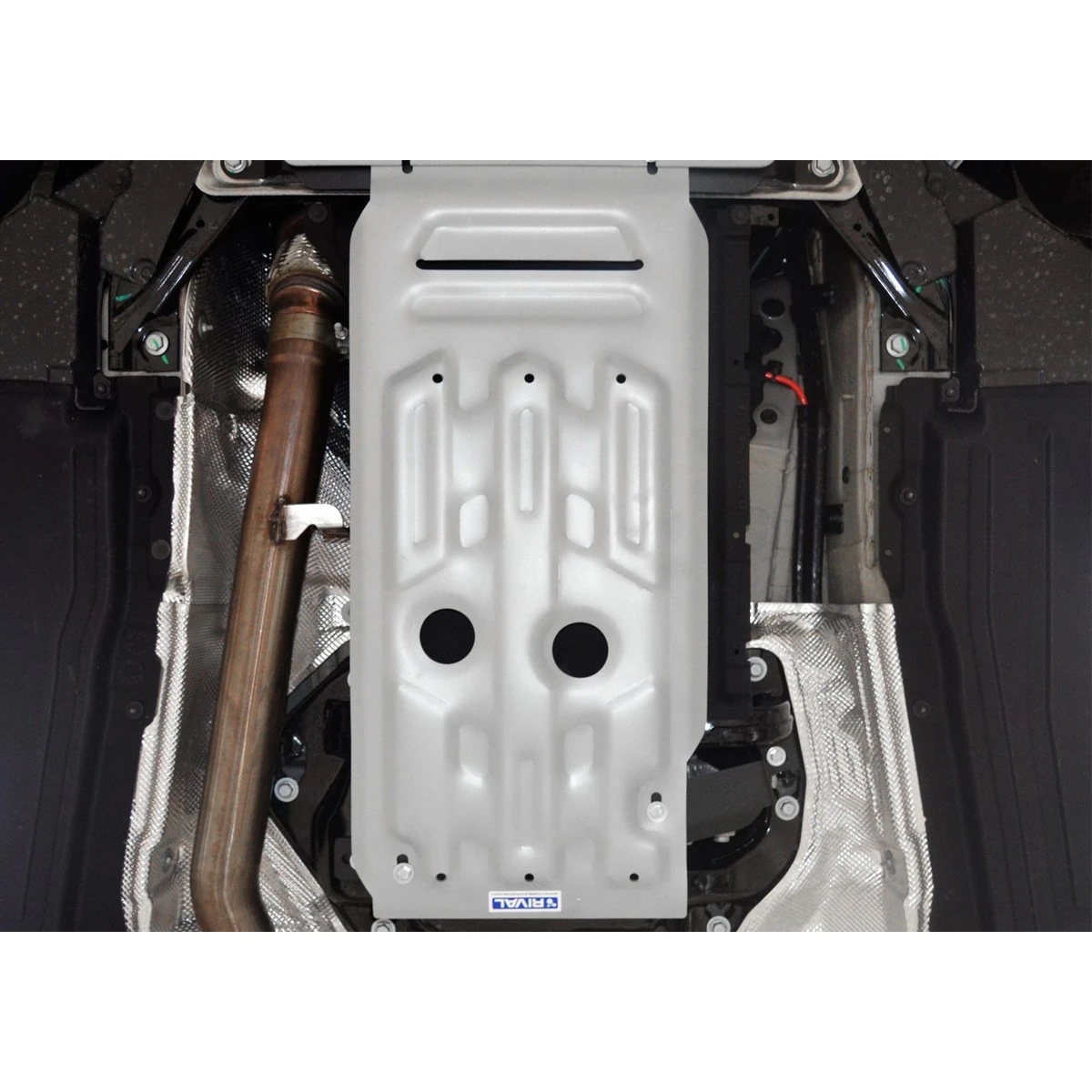 Защита КПП и РК Rival 333.0505.1 (для BMW X5 V - 35i; 30d; 25d; 40d; 50i 2010-2013/BMW X5 V - 35i; 30d; 25d; 40d; 50i 2013-н.в./BMW X6 V - 30d; 35i; 50i 2008-2014/BMW X6 V - 30d; 35i; 50i 2014-н.в., алюминий 4 мм, крепеж в комплекте)