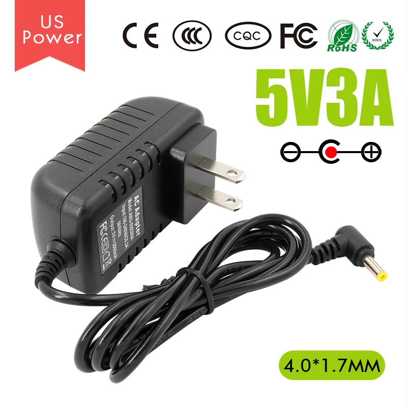 

Orange Pi 5V/3A AC to DC US Power Adapter for Orange Pi, Not Suitable With OPI Zero/Zero plus2/2G-IOT
