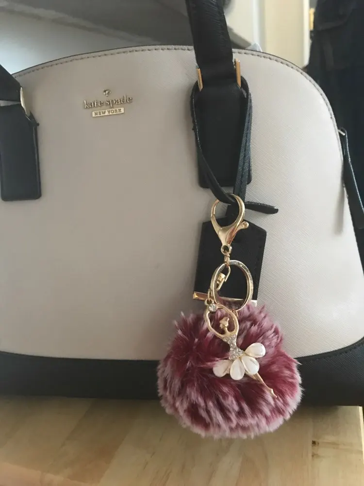 Ballet Pom-pom Keychain - Artistic Pod