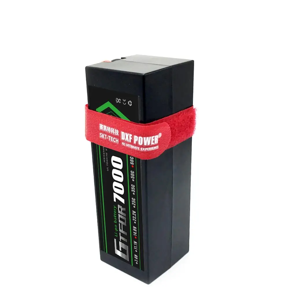 GTFDR Lipo 4S батарея 14,8 V 7000mAh 60C MAX 120C Жесткий Чехол для 1:8 1:10 RC автомобиль E Багги Truggy TRX автомобиль