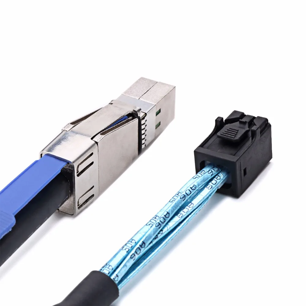 Sas sata кабель Внешний Mini SAS HD 8644 для SFF 8643 передачи данных высокой плотности 1 м 2 м|mini