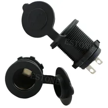 Waterproof 12-24 V Accessory Power Socket Car Motorcycle Cigarette Lighter Plug