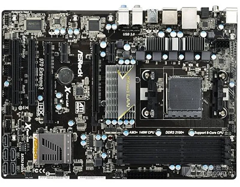 ASRock 970 Extreme4 Motherboard AMD AM3 AM3 Tested