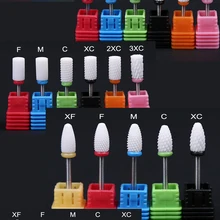 24 различных типа ногтей сверла, электрические сверла для ногтей для акриловых ногтей, 3/3" размер хвостовика(Зернистость: 2XC+ XC+ C+ M+ F+ XF
