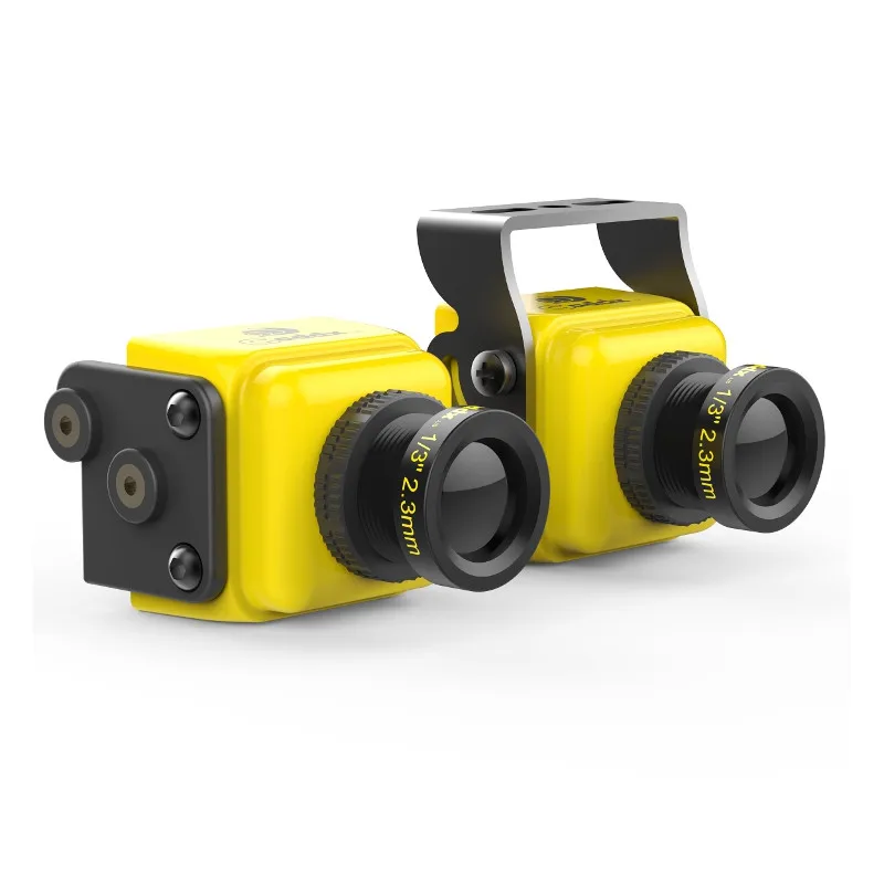 Оригинальная камера Caddx Turbo S1 1/3 CCD 600TVL ИК с блокировкой желтый/зеленый NTSC/PAL