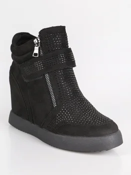 

Inner wedge sneakers rhinestone-black