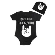 Culbutomind/Милая Детская футболка с надписью My First Rock комплект одежды