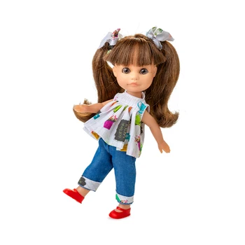 

Doll BERJUAN vinyl 22 cm Luci Vestido Vaquera (1103)