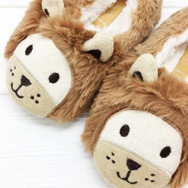 Детские тапочки Halluci "Liony" с фоном