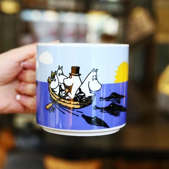 

Lovely Cartoon Hippo Moomin Mug Muumien Joulu Mumin Coffee Mug Ceramic Milk Water Beer Juice Muumi Cup Christmas Festival Gift