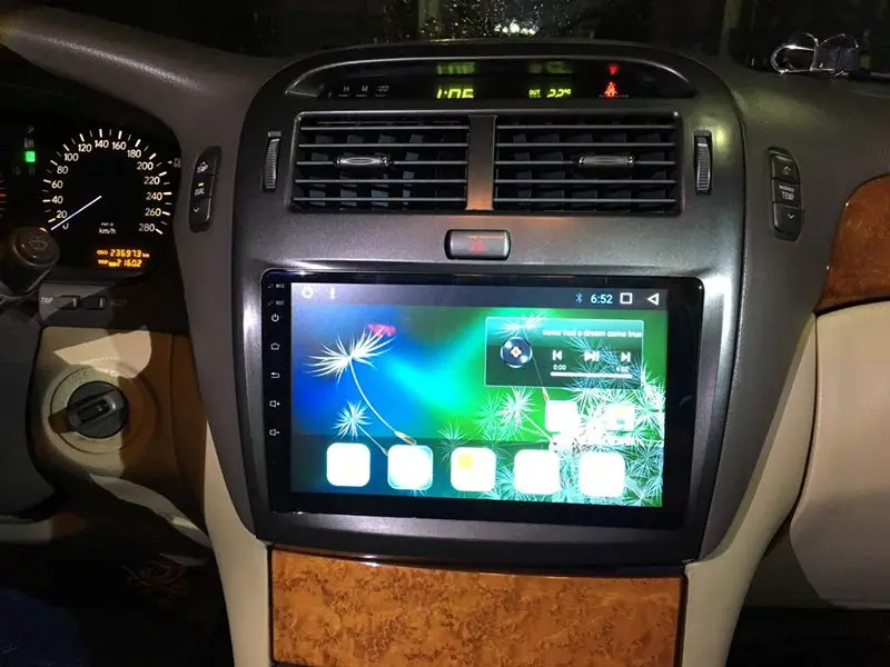 Perfect Android 8.1 Car Multimedia Player For Lexus LS430 9 inch Ram 2G Rom 32G GSP Multimedia Stereo Auto Radio Unit Player 3