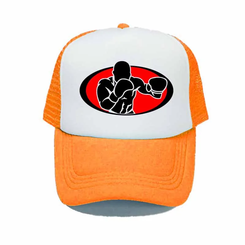 Для женщин и мужчин Kick Boxing летняя кепка-бейсболка бокс фитнес Бейсболка Спорт Pugilism Boxer Fans Trucket hats YY303 - Цвет: YY30308