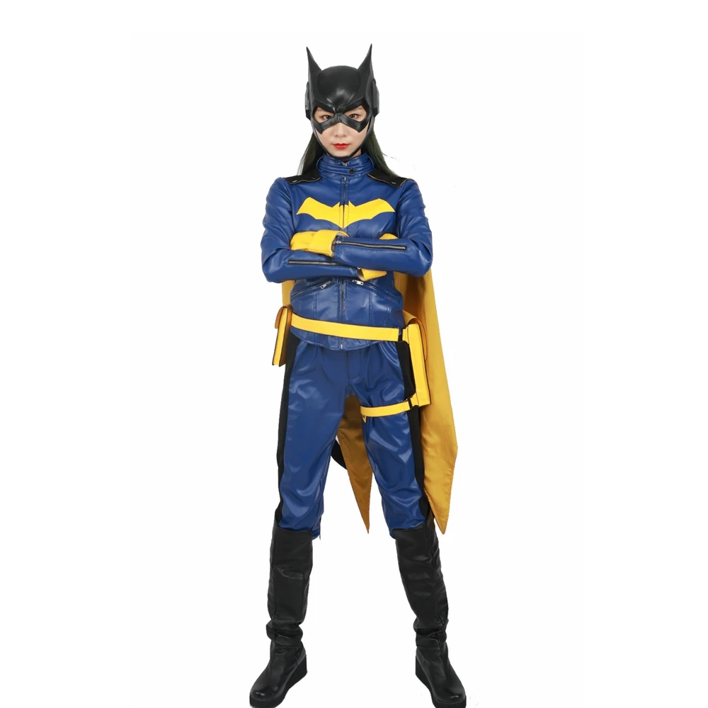 Batman Cosplay Batgirl Blue Full Set Costume Batman Cartoon Brand Sale 2018 New Hot Halloween