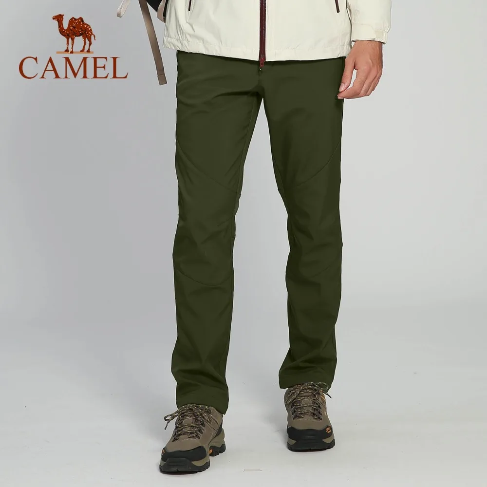 CAMEL мужские и женские брюки для походов уличные флисовые водонепроницаемые