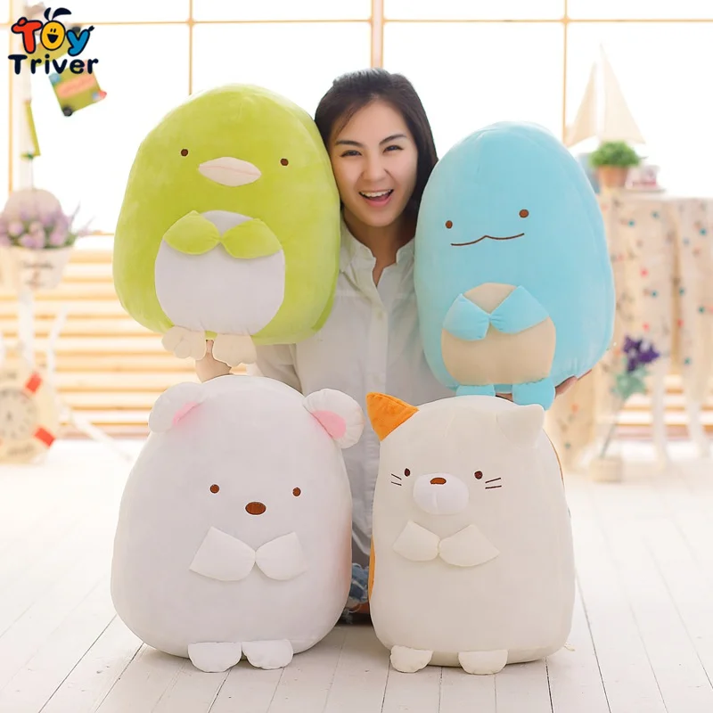 

Japan Anime Sumikko Gurashi Plush Toy Stuffed Animals Doll Cat Dinosaur Bear Penguin Baby Kids Children Toys Birthday Gift