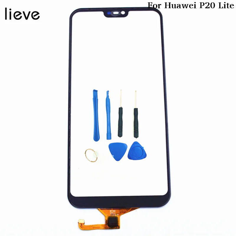 lieve 5.8''High Quality screen for Huawei P20 Lite Nova 3E front touch panel digitizer sensor with free tools