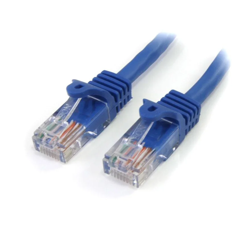 StarTech.com Cat5e соединительный кабель с Snagless RJ45 Разъемы-5 м синий 5 U/UTP (UTP) RJ-45 |
