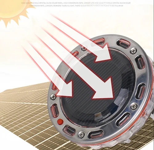 Solar power LED wheel light 5