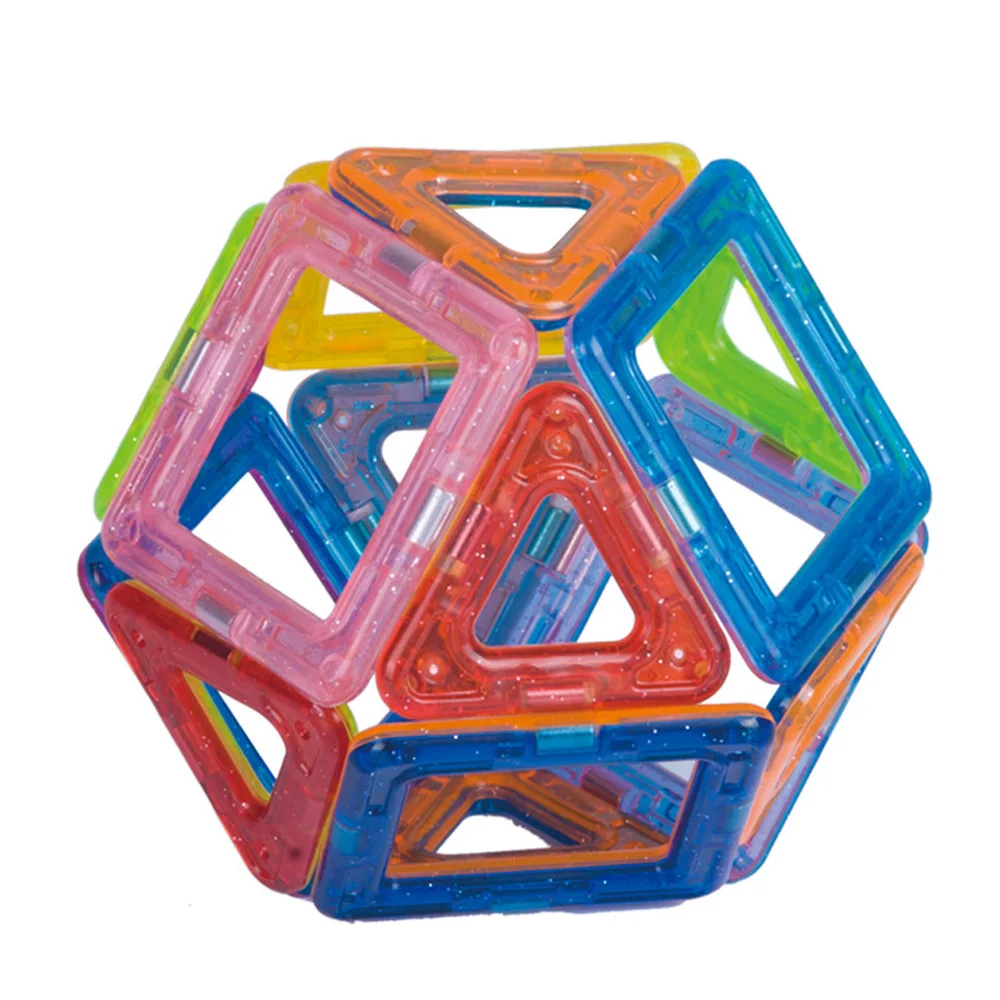 Magnetic Building Blocks Mini Size DIY Construction Magnet Bricks Educational Kids Toys