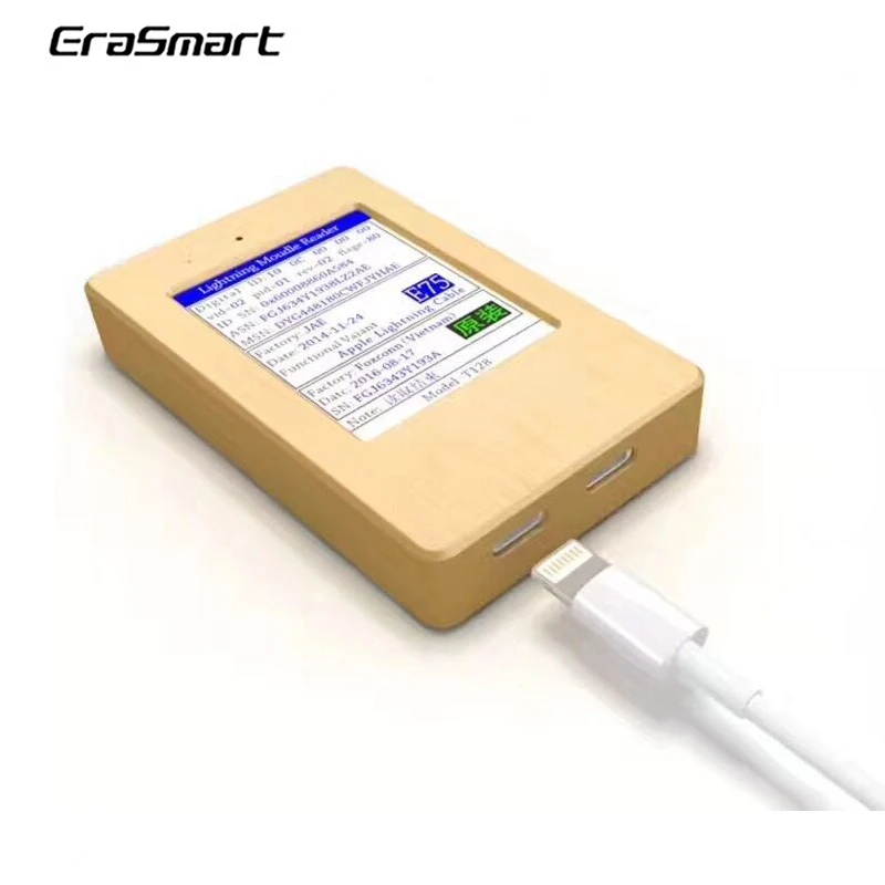 Считыватель модулей E75 Lightning, тестирующий usb-кабель, соединитель, чип, считыватель ID для IPhone