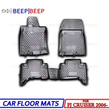 Для Toyota FJ-Cruiser 2006-автомобильные коврики, ковры, автомобильные коврики, водонепроницаемые пылезащитные автомобильные стильные украшения интерьера