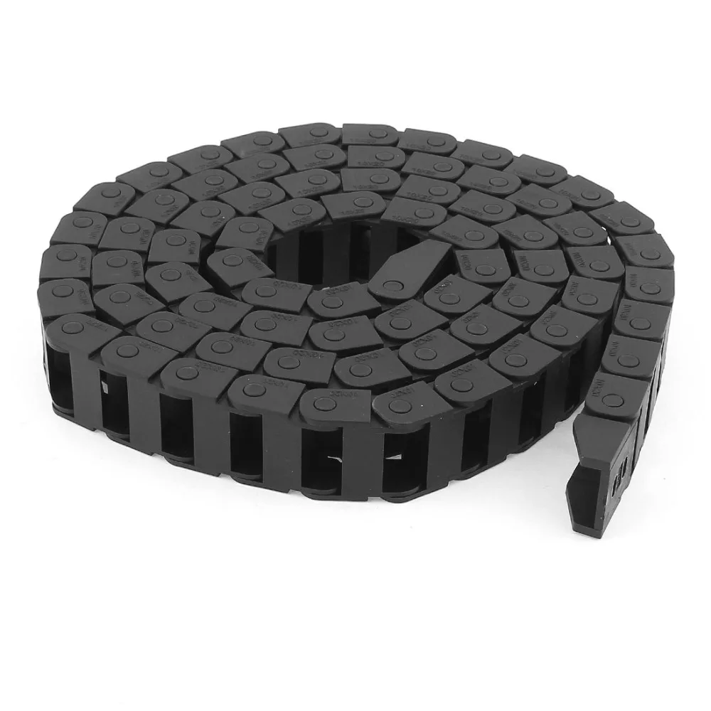 

1PCS Transmission Chain Cable Drag Chain Wire Carrier 10mm x 20mm R28 1.5M Length For Electrical Tools Power Transmission Parts