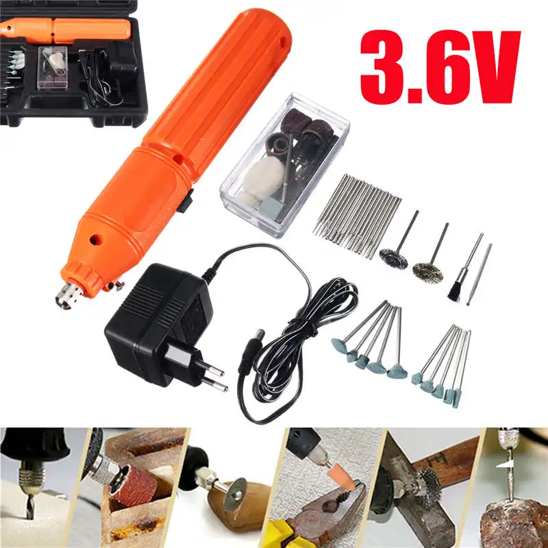 

10000rpm 3.6V Mini Electric Grinding Drill Power Tool Accessories DIY Carve Grinder Polish Drilling High Speed Multi Rotary Tool