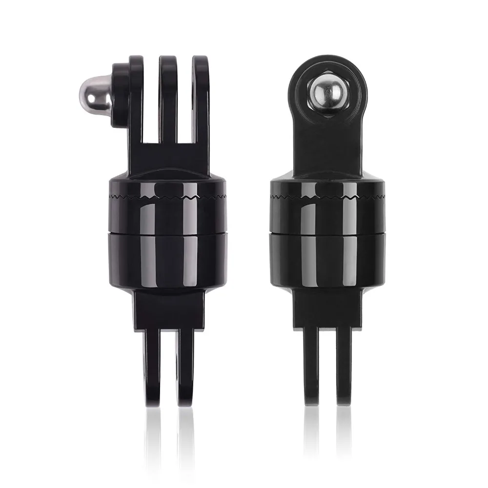  2 pcs 360 Degree camera accessories Swivel Mount Rotating Adapter Mount for All Gopro Hero Gopro Session Gopro Fusion 
