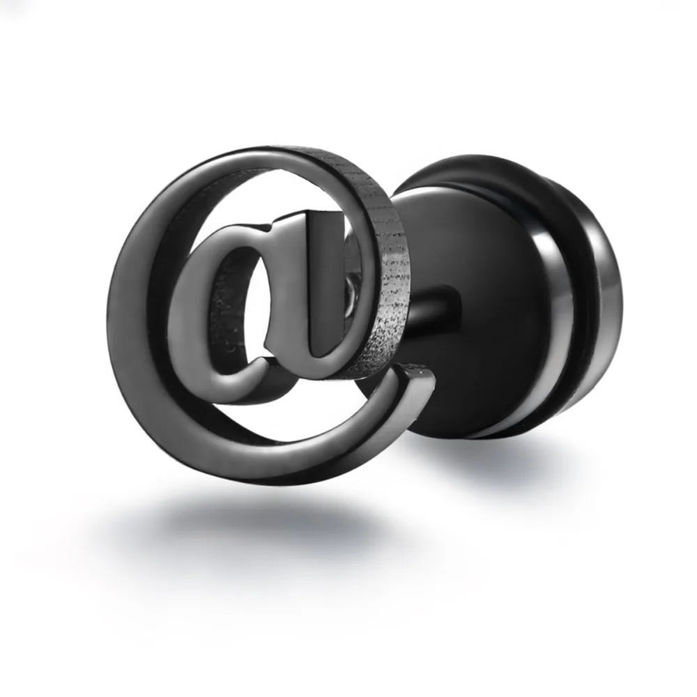 

Fashion Stainless Steel Stud Earring Symbol Sold In Pairs