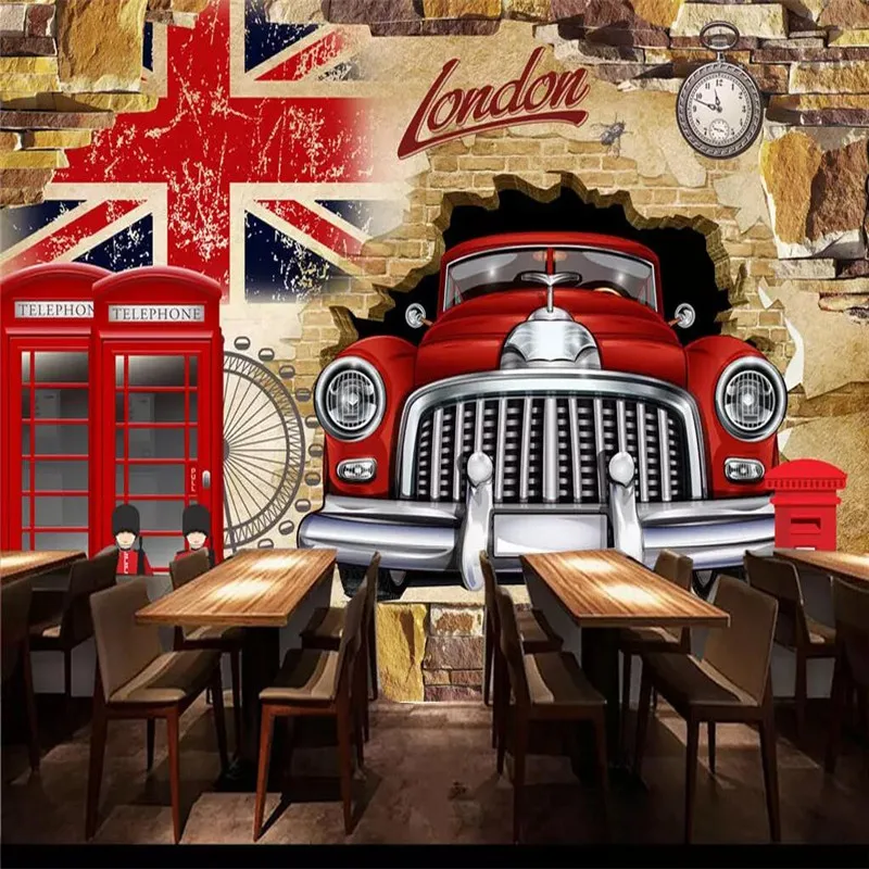 3D personality car broken wall TV decorative wall professional production mural wholesale wallpaper mural poster photo wall 3D personality car broken wall TV decorative wall professional production mural wholesale wallpaper mural poster photo wall