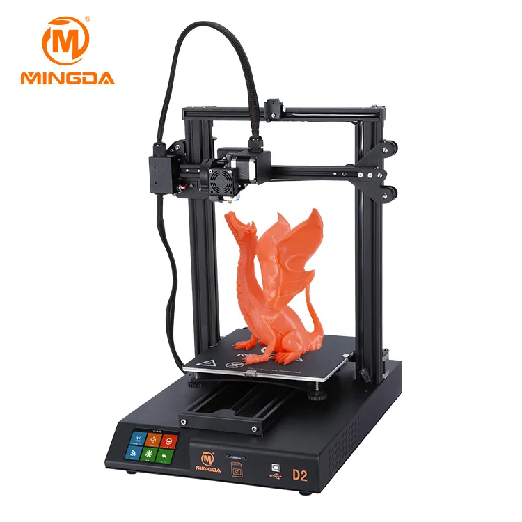 DIY MINGDA D2 3d принтер размер сборки 230*230*260 мм 3d принтер с печатью
