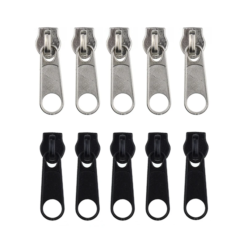 3 5 8 Metal Zipper Slider Zipper Head Pull Replacement Repair Kit