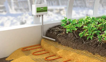 Система отопления почвы в теплицах Green Box Agro 14GBA 300Вт площадь обогрева 3м2|Садовые