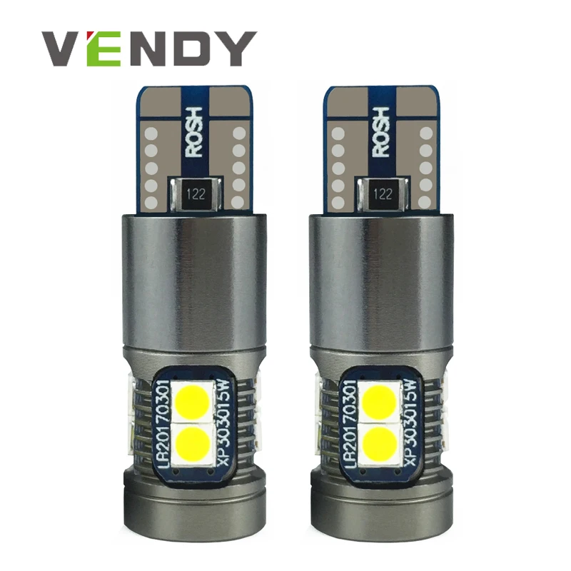 

2pcs W5W T10 3030 Canbus Car LED Lights Auto 12V Bulbs 194 2825 Parking Position Width Lamp Side Clearance Lights For VW kia BMW
