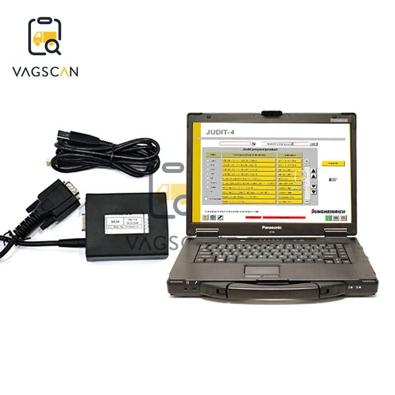 JUDIT 4 Jungheinrich коробка Incado рисунок с экскаватором инструменту диагностики + CF52 Toughbook