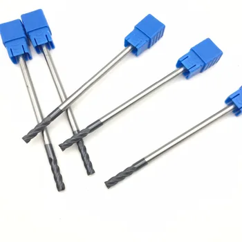 

1PCS HRC50 4mm Solid Carbide Endmills ENDMILL D4X20LXD4X100L 4 Flute Standard Length Side milling Slotting Profiling face mill