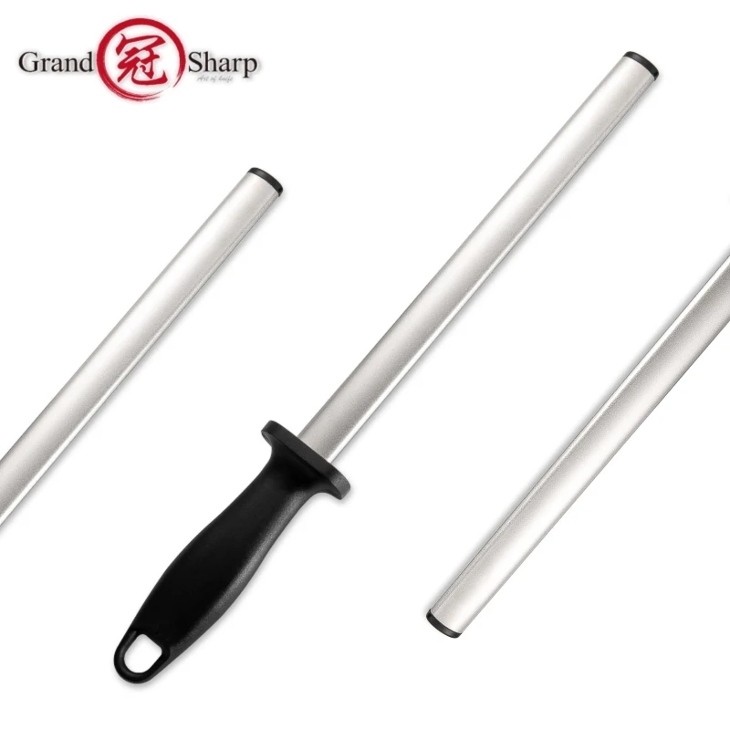 

Chef Knife Sharpener Diamond Sharpening Steel Rod ABS Handle Chef Knife Sharpener Kitchen Accessories Professional Cooking Tool