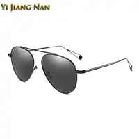 Yi Jiang Nan Brand Super Quality Alloy Aviation Polarized Prescription Sunglasses Men UV400 Driving Gafas de Sol de Los Hombres