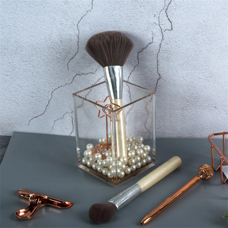 Acrylic Makeup Brush Holder Organizer Lipstick Brush pen Holder Top Quality Cosmetic Holder  (7)