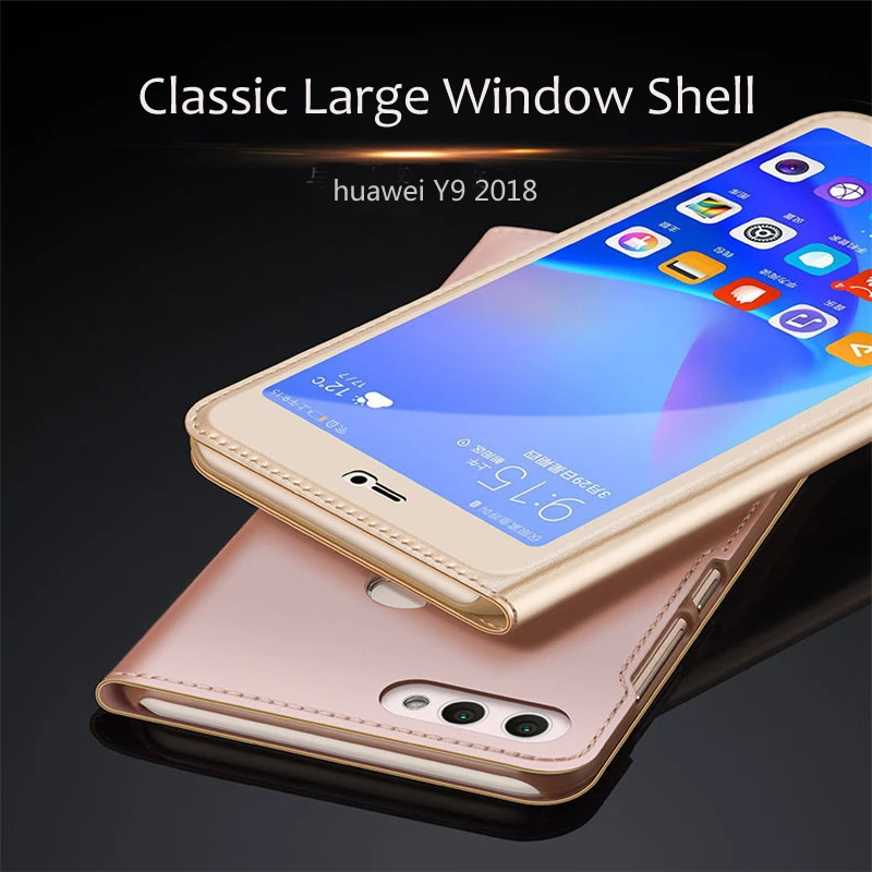Для Coque чехол huawei Y9 2018 Чехлы для Enjoy 8 Plus на плоской подошве в стиле пэчворк Lx1 Флип