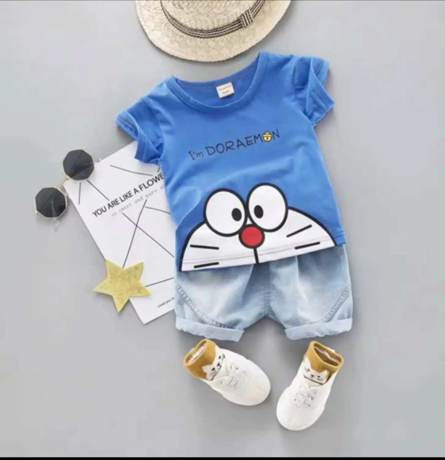 

Summer Suit for Babies and Boys 2019 New Baby Short-sleeved Westernized Baby Two Thin Sportswear 1886353119